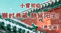 【節(jié)氣養(yǎng)生】小雪初臨：順時(shí)養(yǎng)藏，靜候陽(yáng)生！